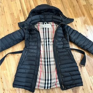 Burberry Brit Women’s Puffer Down Coat * black * size M * EUC